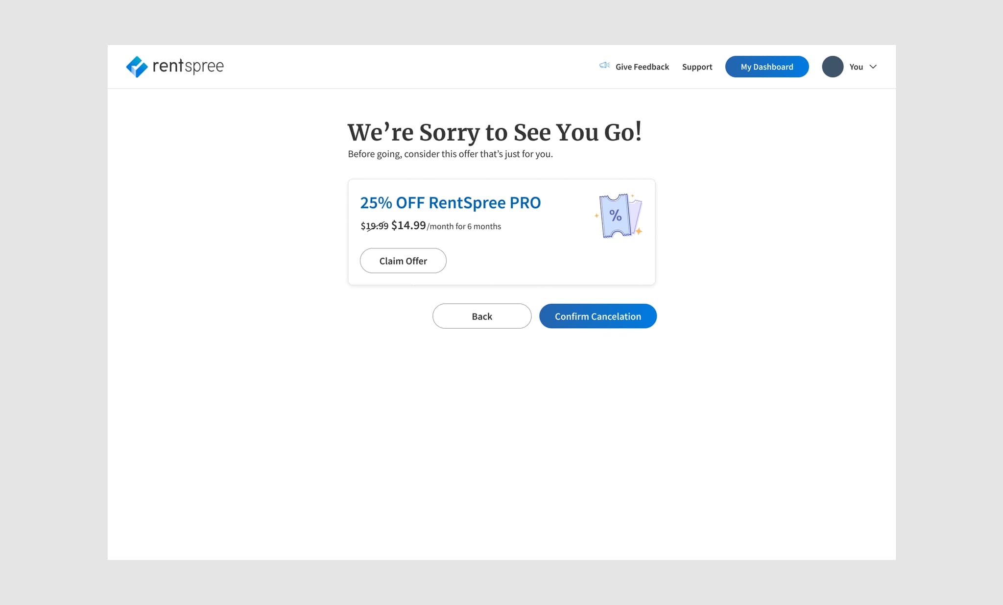 Launched subscription discount offer screen